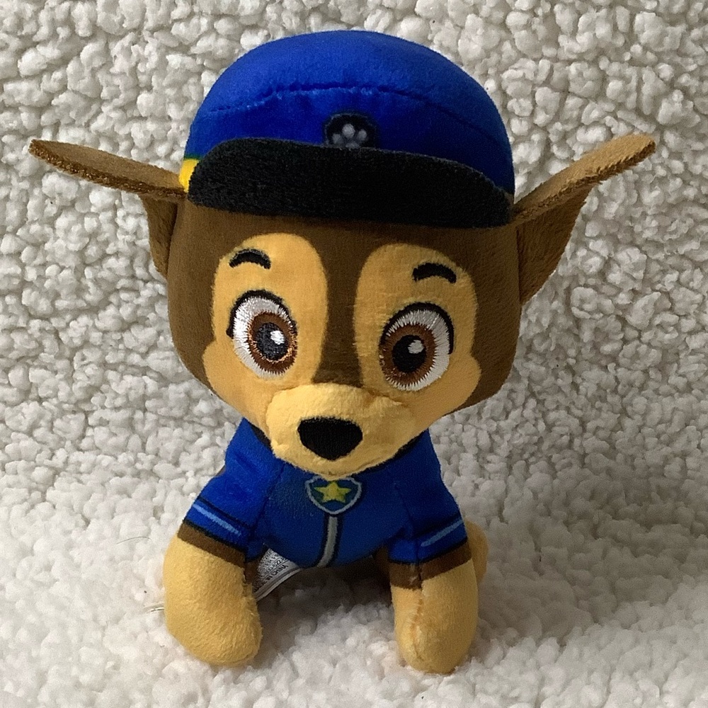 Nickelodeon Paw Patrol 5 inch Chase Puppy Dog Plush Spin Master Stuffed Animal